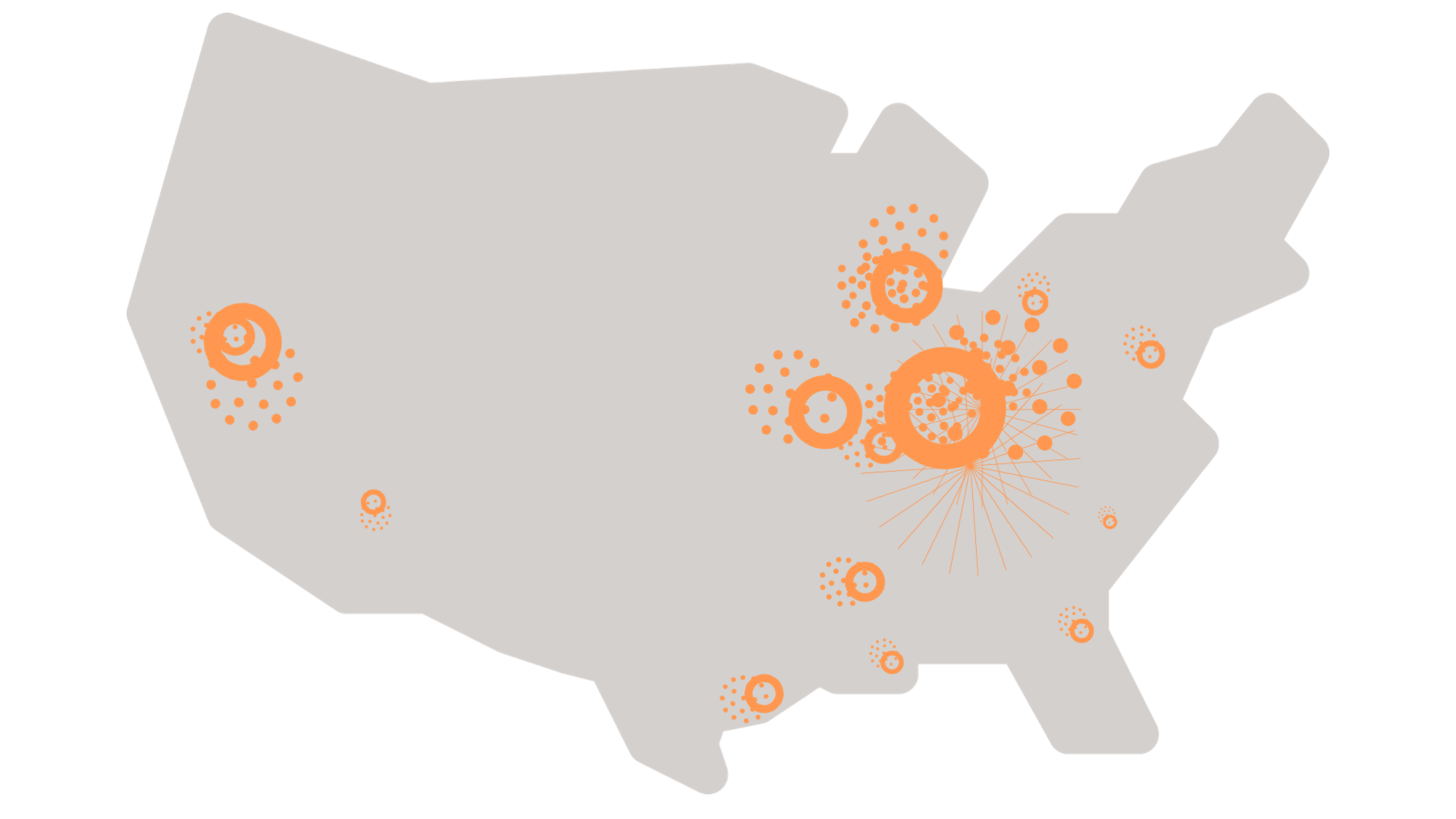 Courageous Love LivingUNDIVIDED movement map United States